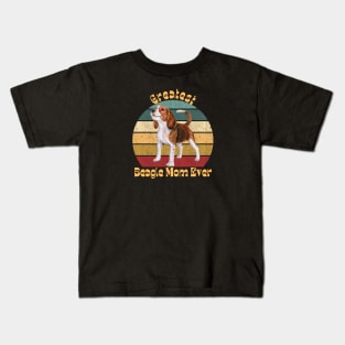 Greatest Beagle Mom Kids T-Shirt